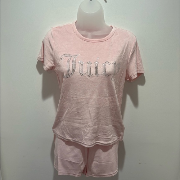 Juicy Couture Pink Pajama Set - Size Medium - Picture 1 of 6